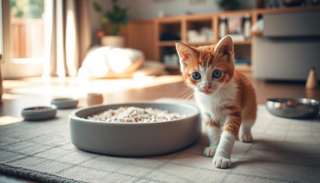 como ensinar o gato a usar a caixa de areia corretamente