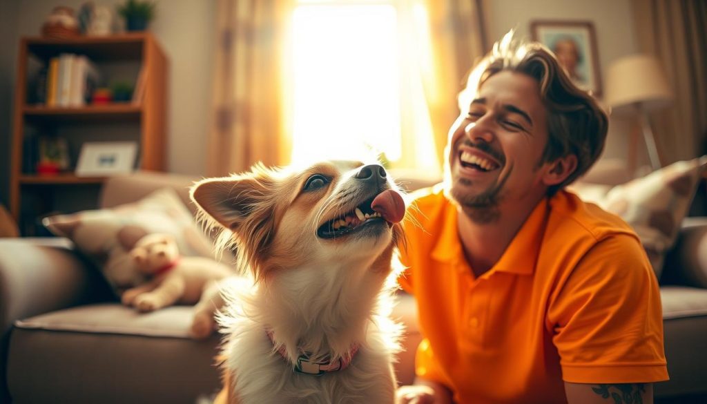 porque meu cachorro me lambe o tempo todo